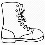Boots Hiking Drawing Combat Boot Army Icon Clipart Coloring Shoes Template Footwear Activities Outdoor Sketch Pages Mens Iconfinder Clipartmag Vector sketch template