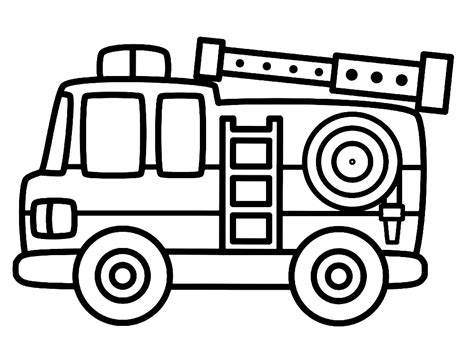 hero fire truck coloring pages