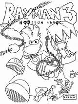 Rayman Kleurplaten Kleurplaat sketch template