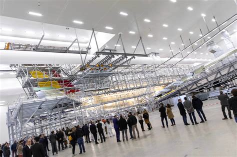 sabena technics opens   painting facility dedicated  long range aircraft sabena technics