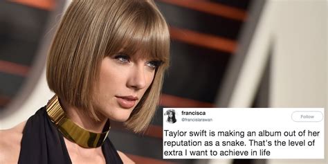 The Funniest Reactions To Taylor Swifts Album Reputation Tweets