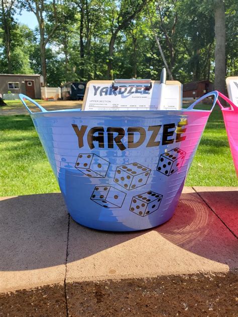 yardzee great outdoor game etsy