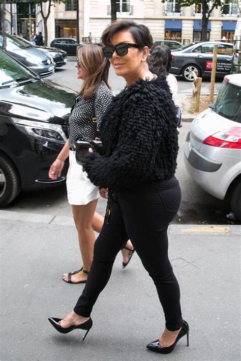 Kris Jenner Sparks More Bum Rumours As She Steps Out In Skintight Black