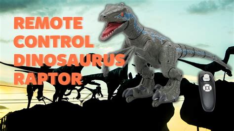 bongkar yuk remote control dinosaurus raptor youtube