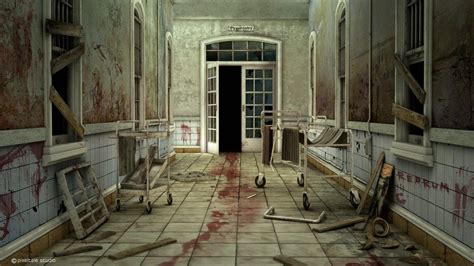 dark creepy abandoned blood haunted horror hospital p