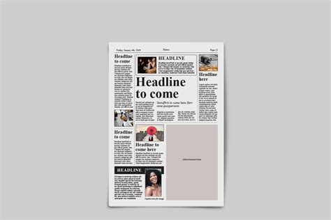 tabloid newspaper template creative magazine templates creative market