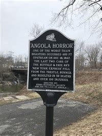 angola horror  york historical markers  waymarkingcom