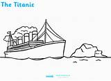 Coloring Titanic Pages Kids Ship Iceberg Easy Adults Print Printable Sunken Library Clipart Coloringhome sketch template