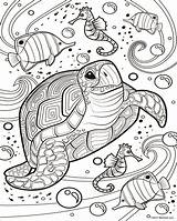 Coloring Pages Printable Summer Sheets Kids Cute Sea Life Animal Para Scentos Adult Color Mandalas Fun Pintar Colorir Desenhos Adultos sketch template