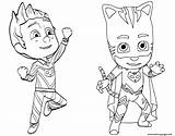 Pj Masks Coloring Pages Catboy Printable Hero Connor Pajama Print Book Boy Mask Kids Color Info sketch template