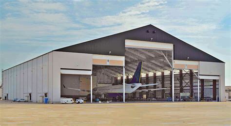 industrial airport hangar building nucor building systems