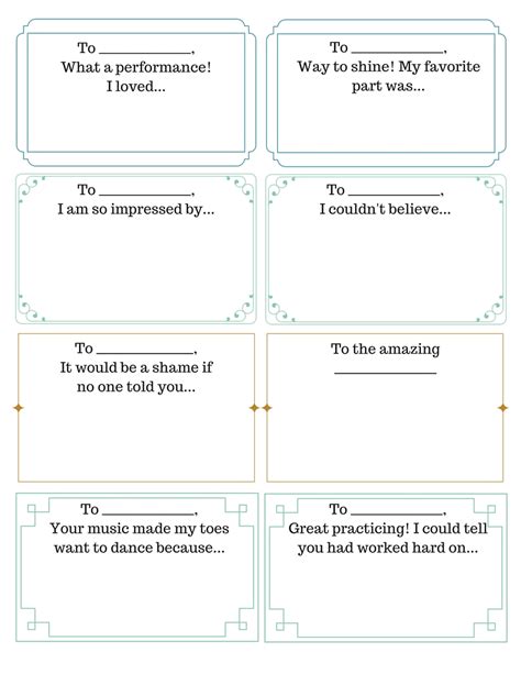 printable compliment cards printable templates