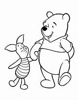 Pooh Coloring Winnie Pages Piglet Friends Rocks Bee sketch template