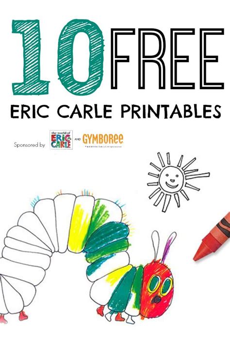 eric carle coloring pages printable