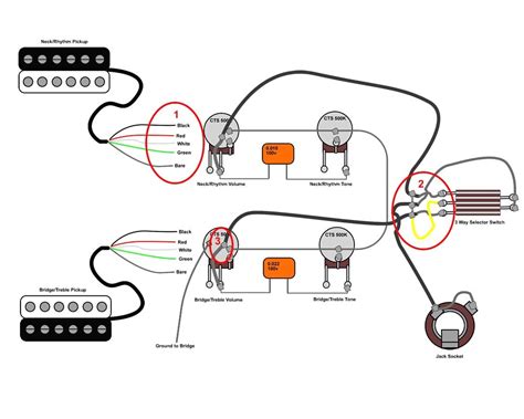 les paul standard wiring diagram