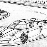 Ferrari Coloring Pages Cars Spider Drifting Fxx sketch template