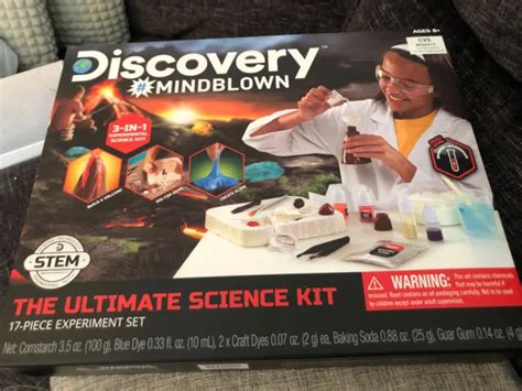 Discovery Mindblown 3 In 1 17 Piece Ultimate Science Experiment Kit