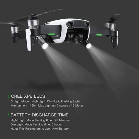 pcs drone night flight led light photography fill light flashlight  cornmi