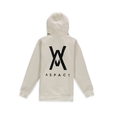aspact  logo hoodie sand aspact