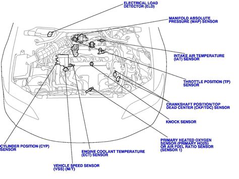 honda accord engine parts diagram