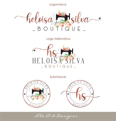 branding kit logomarca logo alternativo submarcas boutique feminina logomarca boutique
