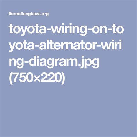 toyota wiring  toyota alternator wiring diagramjpg  alternator toyota diagram