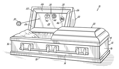 patent  casket  ornament  google patents