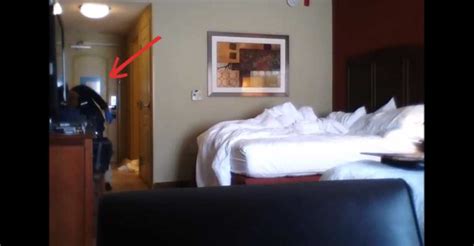 what his hidden camera captured in his hotel room is truly disturbing