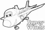 Coloring Wings Super Pages Print Superwings Popular sketch template