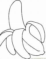 Banana Pintar Bananas Fruta Cliparts Frutos Coloringhome Branco Sponsored Birijus Sabrosa Coloringcity sketch template