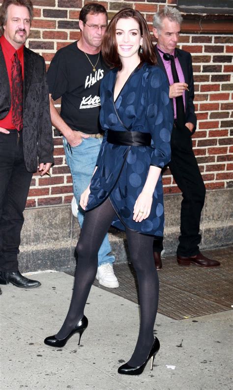 Pantyhose And Fashion Anne Hathaway