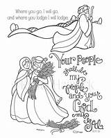 Ruth Coloring Bible Pages Naomi Story Sizes Two Journaling 5x11 Book Colouring Etsy Children Traceable Verse Tip Choose Board Scripture sketch template