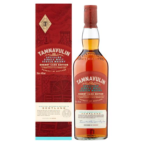 tamnavulin speyside single malt scotch whisky sherry cask edition cl whisky iceland foods