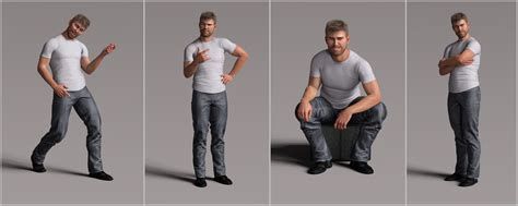 z best dad award poses and expressions for tristan 8 daz 3d
