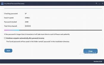 Any PDF Password Recovery screenshot #6