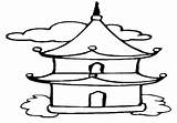 Ibadah Mewarnai Rumah Agama Vihara Hindu Sketsa Budha Kartun Umat Masjid Seri Berikut sketch template