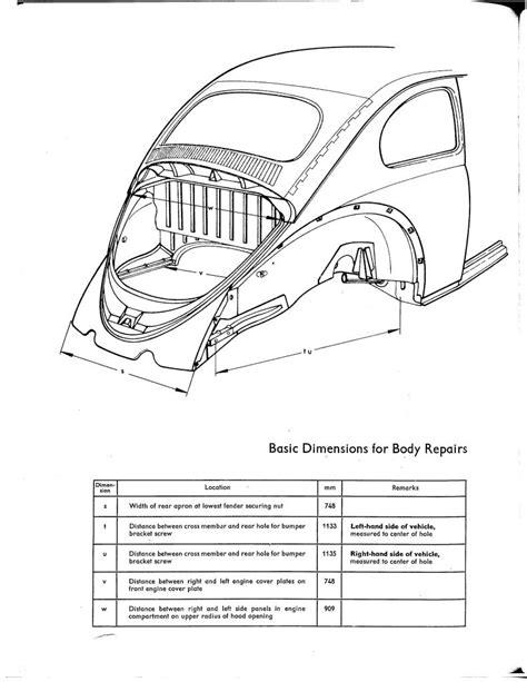 urbi  orbimy bucket list journals volkswagen vw beetle body dimensions measurements