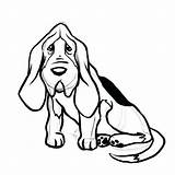 Hound Dog Basset Bloodhound Draw Pages Coloring Drawing Outline Drawings Step Dogs Head Wikihow Getdrawings Getcolorings Color Steps sketch template