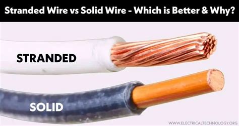 stranded wire  solid wire