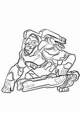 Overwatch Winston Draw Coloring Pages Drawing Step Kids Drawingtutorials101 Fun Cool Widowmaker Print Choose Board sketch template