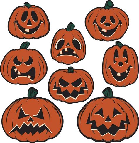 vintage halloween pumpkin cutouts  ebay halloween school
