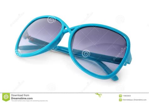 beautiful sunglasses on white background stock image