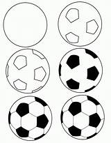 Soccer Printable Balls Popular Coloring sketch template