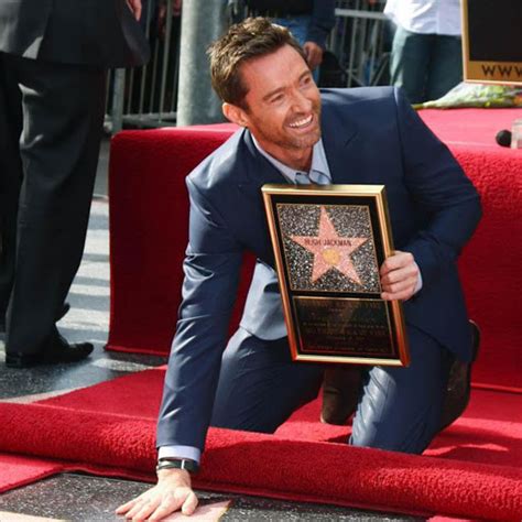 hugh jackman receives star on hollywood walk of fame