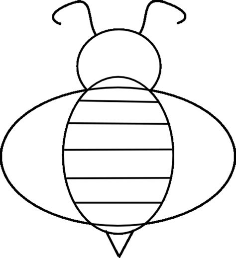 bee printable coloring home