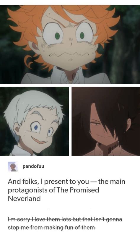 emma norman and ray the promised neverland neverland anime