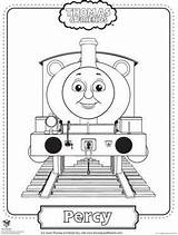 Thomas Coloring Train Pages Percy Friends Colouring Tren Kids Birthday Printable Sus Amigos El Sproutonline Universal sketch template