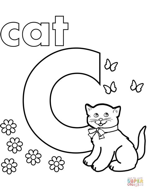 cat coloring page  printable coloring pages