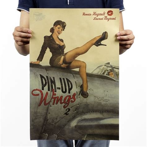 Sexy Pin Up Girls Of World War Ii Vintage Bar Complex Old Posters