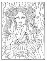 Coloring Muller Deborah Pages Save Chubbymermaid Halloween sketch template
